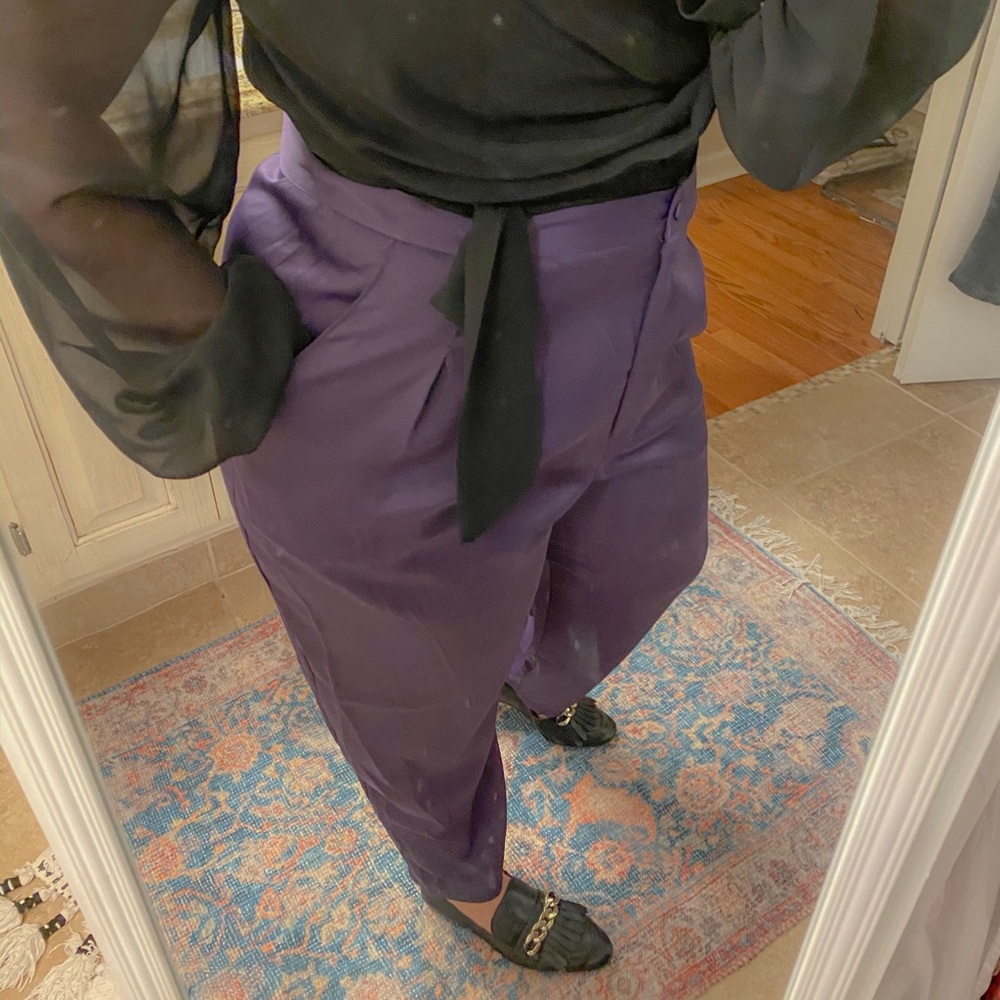 NWT Satin Trousers